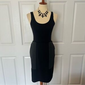 Worthington Black/Charcoal Stretch Knit Skirt